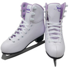 Jackson Ultima SoftSkate - Patines de hielo para mujer, paquete con bolsa Jackson, protectores de patines Guardog, color morado