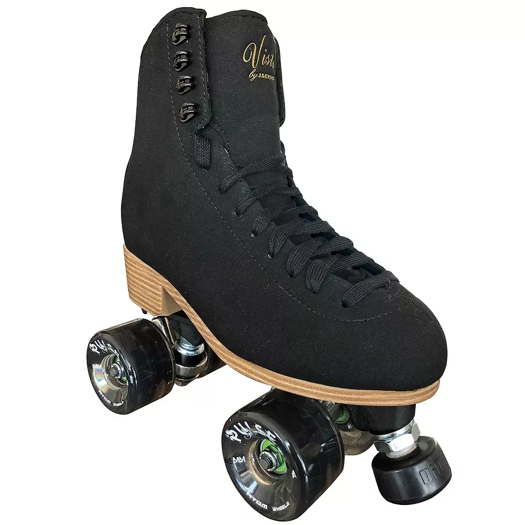 ATOM Jackson Vista JR3210 Black Viper Quad-Rollschuhe für Outdoor-Skating Quad-Skates für Damen und Mädchen