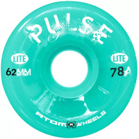ATOM PULSE Lite Quad Skate Outdoor Wheels 62mm x 33mm 78a – Mint