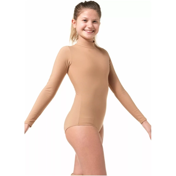 Sagester Eiskunstlauf-Trikots, Stil: 141, Nackt / Stehkragen / Thermo Trikots für Damen und Mädchen