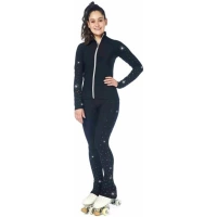 Sagester Pantalones de patinaje artístico Estilo: 459, azul Pantalones para mujer y niña