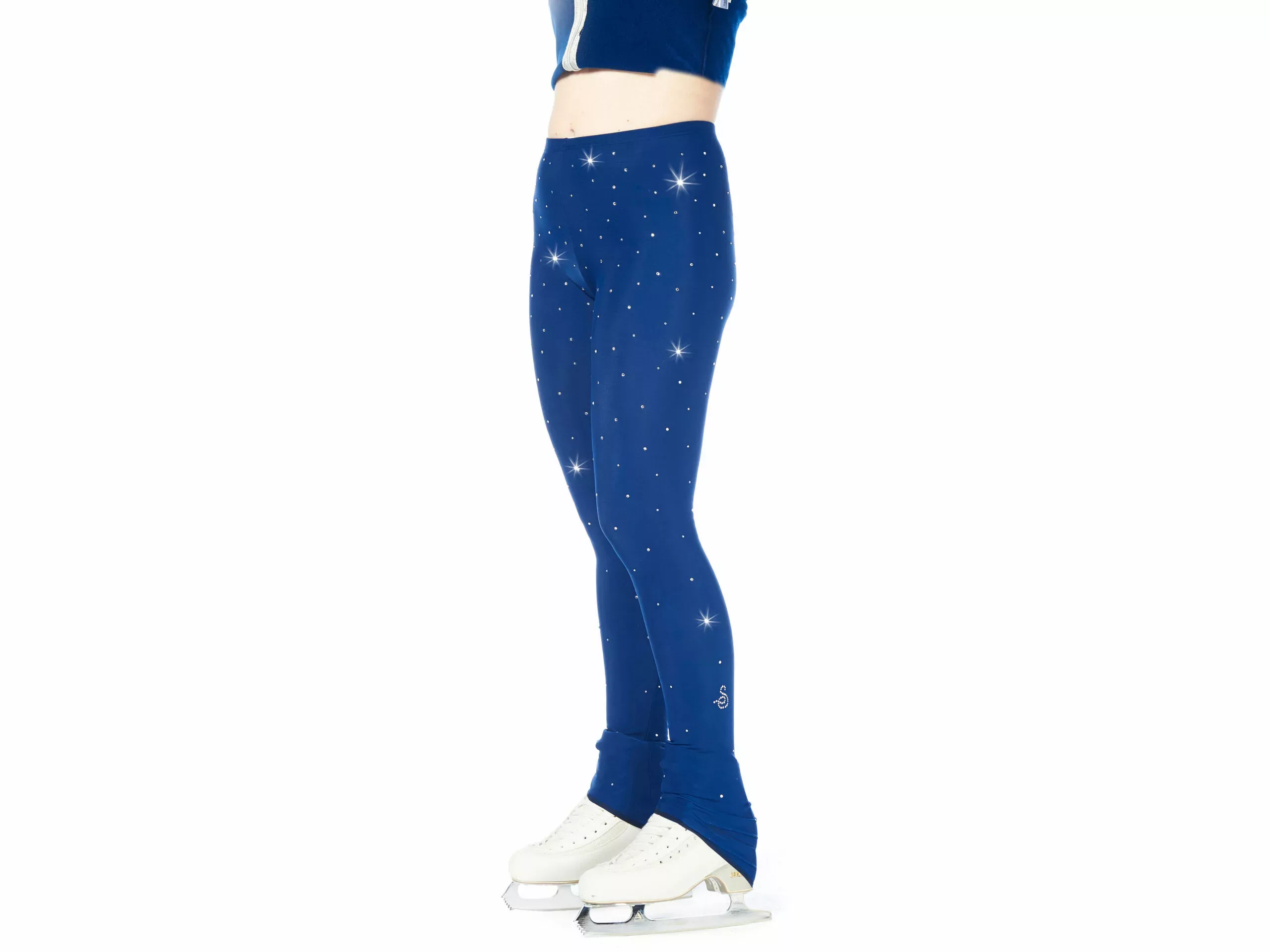 Sagester Eiskunstlaufhose, Stil: 458, Blau Hosen für Damen und Mädchen