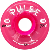 ATOM PULSE Lite Quad Skate Outdoor Wheels 62mm x 33mm 78a – Pink