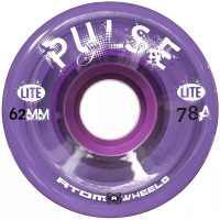 ATOM PULSE Lite Quad Skate Outdoor Wheels 62mm x 33mm 78a – Purple