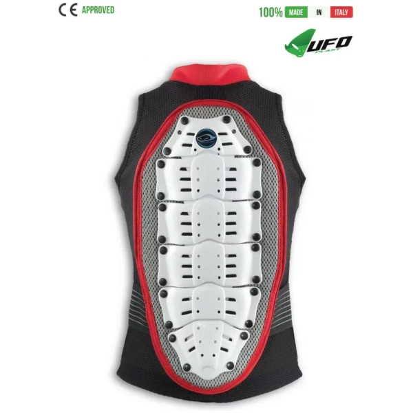 UFO PLAST Made in Italy – Speed-Sicherheitsjacke für Kinder, weicher ärmelloser Körperschutz, Kinder-Körperschutz Körperschutzjacken