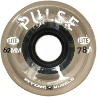ATOM PULSE Lite Quad Skate Outdoor Wheels 62mm x 33mm 78a – Smoke
