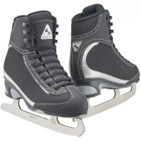 Pair of black Jackson Softec Vista ST3200 ice skates with Ultima Mark I blades