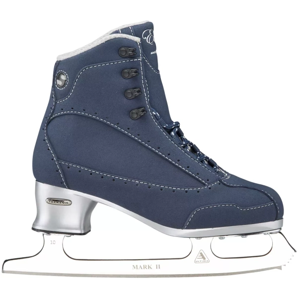 Patins à glace Jackson Ultima Softec Elite ST7200 pour femmes / bleu marine Patins à glace Blade Mark II