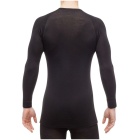 THERMOWAVE - MERINO WARM / Mens 100% Merino Wool Thermal Shirt / BLACK