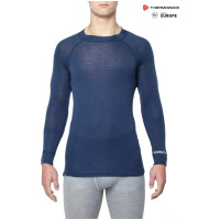 THERMOWAVE - MERINO WARM / Mens Merino Wool Thermal Shirt / SARGASSO SEA