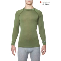 THERMOWAVE – MERINO WARM / Mens Merino Wool Thermal Shirt / CAPULET OLIVE For Men