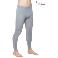 THERMOWAVE – MERINO WARM / Mens 100% Merino Wool Pants / SILVER MELANGE Bottoms