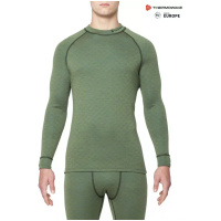 THERMOWAVE - MERINO XTREME / Mens Merino Wool Thermal Shirt / CAPULET OLIVE