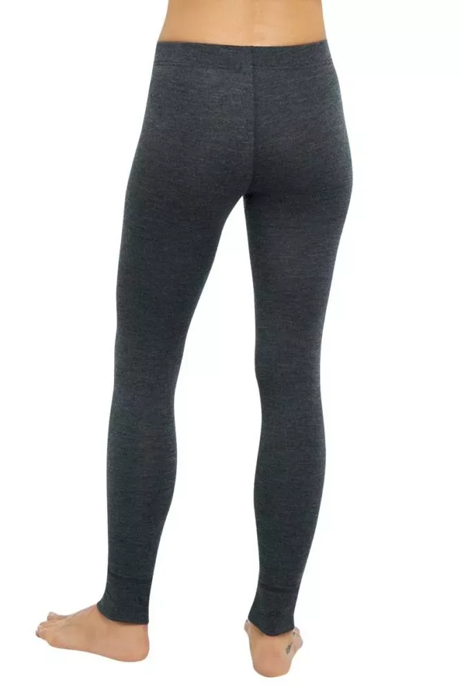 THERMOWAVE – MERINO WARM / Womens 100% Merino Wool 180 GSM Pants / Dark Grey Melange Bottoms