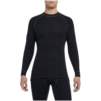 THERMOWAVE - MERINO XTREME / Mens Merino Wool Thermal Shirt / Black