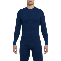 THERMOWAVE - MERINO XTREME / Mens Merino Wool Thermal Shirt / Blueprint / Storm