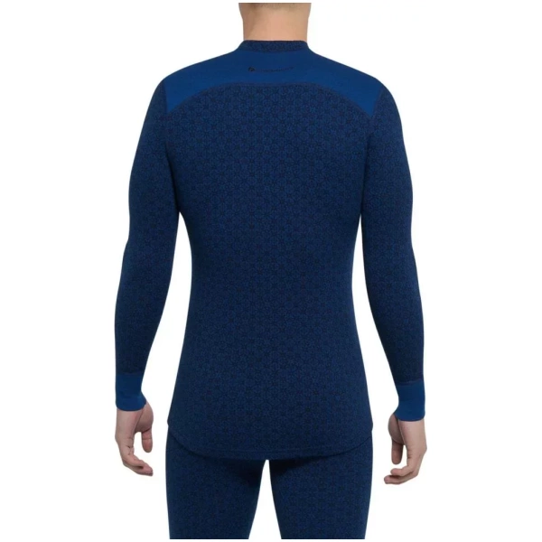 THERMOWAVE – MERINO XTREME / Camisa térmica de lana merino para hombre / Blueprint / Storm Para los hombres