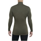 THERMOWAVE - MERINO XTREME / Mens Merino Wool Thermal Shirt / Forest Green / Black
