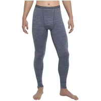 THERMOWAVE – MERINO XTREME / Mens Merino Wool Thermal Pants / Dark Grey Melange / Lava Bottoms