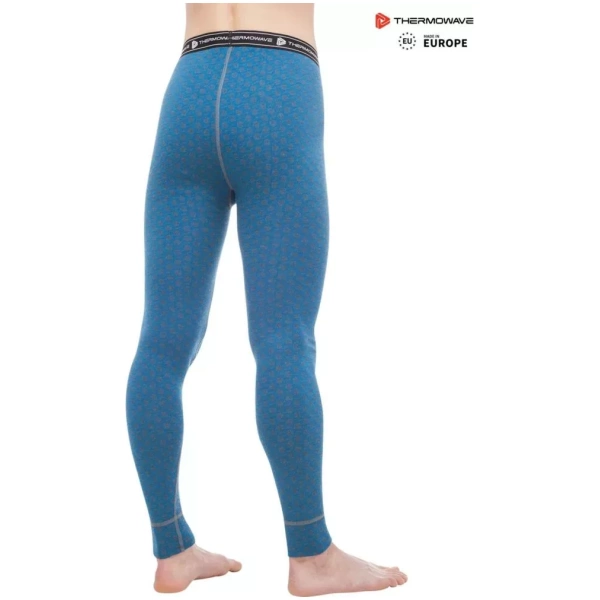 THERMOWAVE – MERINO XTREME / Mens Merino Wool Thermal Pants / DARK SEA Bottoms